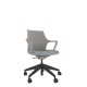 Light Grey Perforated Shell With Black Swivel Base